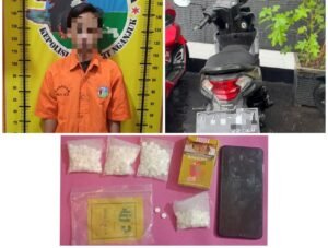 Polres Nganjuk Bongkar Jaringan Narkotika, Tiga Tersangka Ditangkap