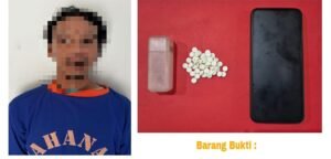 AS Pemuda Asal Pare Di Amankan Satreskoba Polres Kediri Diduga Edarkan Narkoba