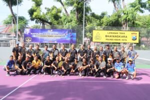 Turnamen Tenis Lapangan Kapolres Kediri Kota Cup, Cara Tingkatkan Stamina Anggota