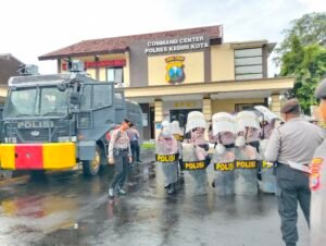 Sat Samapta Polres Kediri Kota Gelar Latihan Dalmas,Guna Asah Kemampuan Personel