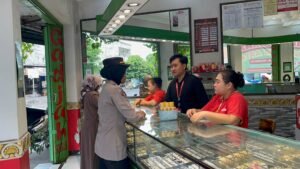 Cegah Tindak Kriminalitas Jelang Ramadhan,Polres Kediri Ingatkan Pemilik Toko Emas Agar Tingkatkan Waspada