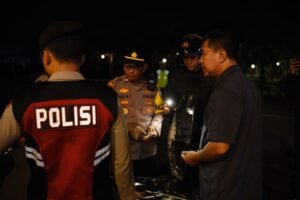 Patroli Rutin Polres Kediri Antisipasi Kejahatan Jalanan di SLG