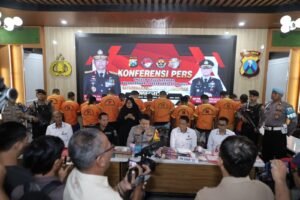 Polres Lamongan Berhasil Ungkap 29 Kasus Narkoba, 39 Tersangka Diamankan