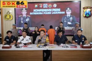 Polres Lamongan Berhasil Amankan Dua Tersangka Penembakan 6 Jam Pasca Kejadian di Desa Sembung