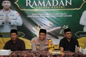 Polres Kediri Gelar Safari Ramadan di Masjid Agung Fatkhul Iman