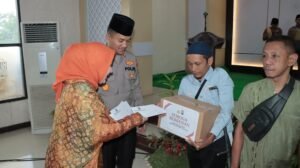Isi Bulan Suci Ramadhan, Polres Nganjuk Gelar Silaturahmi Kamtibmas dan Santunan Yatim Piatu
