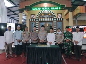 Masjid Nurul Islam Polsek Karangrejo Diresmikan Kapolres Tulungagung