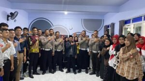 Satlantas Polres Pare Sosialisasi Tertib Berlalu Lintas Di BEC Jelang Idhul Fitri 1446 H