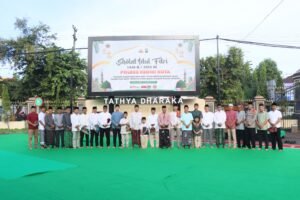 Sambut Idul Fitri Polres Kediri Kota Laksanakan Sholat Id dan Gelar Halalbihalal