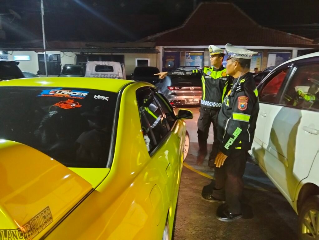 Sosialisasi “Mudik Aman, Keluarga Nyaman”, Polres Kediri Kota Tilang 86 Pengendara