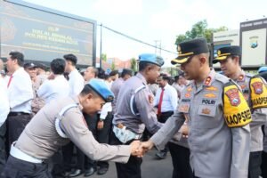 Kapolres Kediri Kota Gelar Halal Bihalal Bersama Personel dan Polsek Jajaran Dalam Suasana Idul Fitri 1446 H/2025 M
