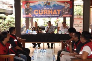 Polres Lamongan Gelar Jumat Curhat Bahas Maraknya Order Fiktif dan Keamanan Pengiriman
