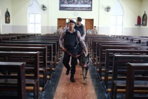 Polres Kediri Gelar Patroli dan Sterilisasi Gereja Jelang Perayaan Paskah
