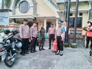 Polres Kediri Kota Jaga Ketat Gereja, Pastikan Ibadah Jumat Agung Berjalan Aman