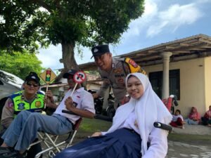 Polsek Ngadiluwih Sambut Hangat Kunjungan Siswa SLB Yayasan Nurul Ihsan