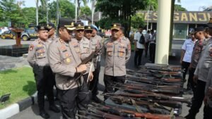 Kapolres Nganjuk Lakukan Cek Fasilitas Dinas, Pastikan Kesiapan Polsek Jajaran