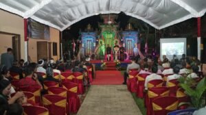 Kapolres Nganjuk Hadiri Dharma Santi, Serukan Toleransi Antarumat Beragama