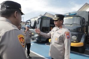 Kapolres Kediri Pastikan Kendaraan Dinas Dan Dalmas Dalam Kondisi Prima Siap Pakai