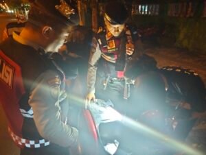 Sat Samapta Polres Kediri Kota Patroli KRYD Guna Pastikan Wilayah Hukumnya Kondusif Saat Weekend