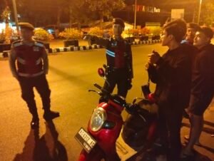 Antisipasi Balap Liar dan Gesekan Perguruan, Jalan A. Yani Dijaga Ketat