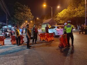 Jaga Kamtibmas, Polres Kediri Kota Gelar Razia Cipta Kondisi dan KRYD