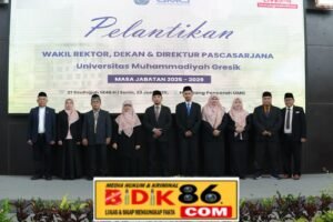 Resmi Dilantik, Pimpinan Baru Universitas Muhammadiyah Gresik Siap Bawa Semangat Inovasi dan Kolaborasi