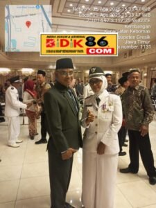 Warga mengucapkan selamat dan sukses atas pengukuhan Nursilah SE, kembali memimpin Desa Panjunan masa tambahan periode 2025 – 2027
