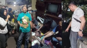 Kanit Reskrim Polsek Krian Iptu.Dedik Irwanto,S.H,Dampingi Olah TKP Temuan Jenazah Korban Anak Tenggelam di Sungai Tambak Kemerakan
