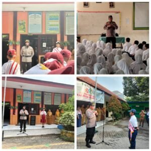 Gelar “Go To School Cooling System”, SatBinmas Polres Pasuruan Tanamkan Disiplin dan Kesadaran Hukum Sejak Dini
