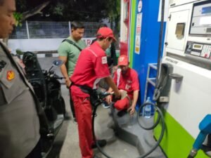 Gerak Cepat Polsek Krian Tanggapi Informasi Isu Pertalit Di Campur Air.
