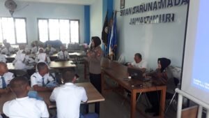 SatBinmas Polres Pasuruan Ajak Pelajar SMA Taruna Madani Wujudkan Semangat Sumpah Pemuda di Era Digital