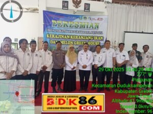 Dinas PMD : Abu Hasan SH,MM resmikan Ikon tematik program “Desa berdaya” kerajinan keranjang ikan dan green house di Desa Panjunan