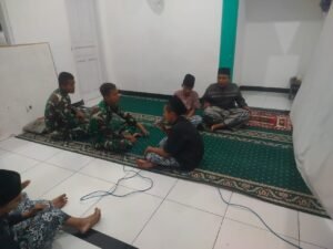 Sisi Humanis Satgas TMMD 126 Sidoarjo: Dekat dengan Anak-Anak Lewat Bimbingan Mengaji