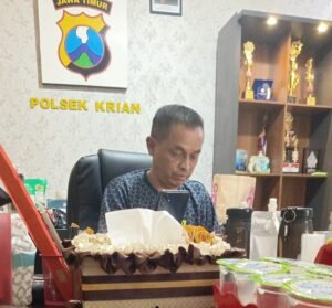 POLSEK KRIAN UNGKAP KASUS PENCURIAN TABUNG GAS ELPIJI, DUA PEMUDA DITANGKAP.
