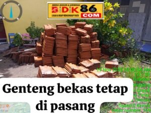 Anggaran gede, genteng bekas sudah retak tetap di pasang. Kepala sekolah dan ketua pelaksana di duga mark up material dana revitalisasi SDN 139 tahun 2025