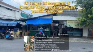 Gresik bergetar…! Mafia tanah mencuat lagi,Dedik Darmawan di laporkan ke polres Gresik di duga melakukan penyerobotan tanah dan pengrusakan bangunan