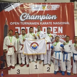 Tim Karate Koarmada II Raih Juara Umum pada Kejuaraan Open Tournament Karate Nasional Piala Kemenpora RI 2026