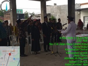 Pengambilan sumpah dan pelantikan Dua Perangkat Desa Cerme Kidul, Kades Tekankan Nilai Sabar, Ikhlas, dan Profesionalisme