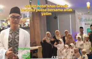Sekjen menejer Hotel khas Gresik gelar buka bersama dan Santuni Anak Yatim dalam rangka marhaban ya Ramadan